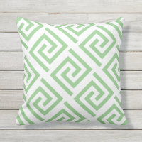 Greek Key Patterns White Sage Green Custom Classy