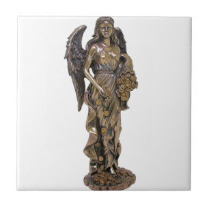 GREEK LADY FORTUNA STATUE TILE