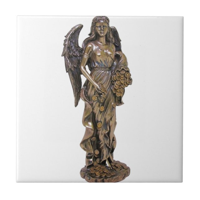 GREEK LADY FORTUNA STATUE TILE (Front)
