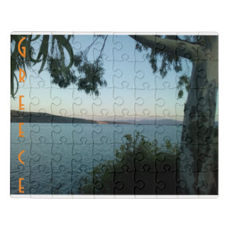 Greek Lakeshore Puzzle Keepsake