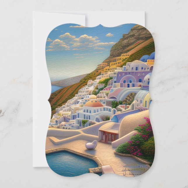 Greek Landscape Note Card (Front)