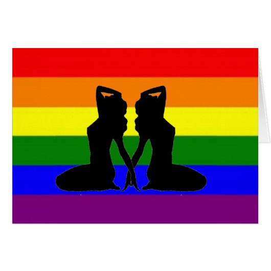 Greek Lesbian Pride Cards (Front Horizontal)