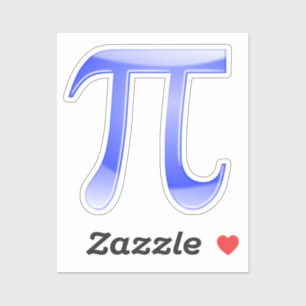 Greek Letter Pi Symbol Sticker