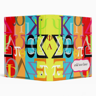 Greek life binder.. customize spine w/ ur sorority binder