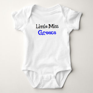 greek little miss baby bodysuit
