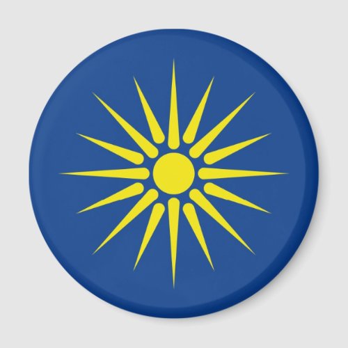 greek macedonia region flag greece country magnet