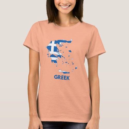 GREEK MAP T_Shirt