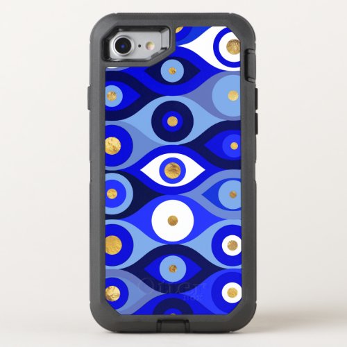Greek Mati Mataki _ Matiasma Evil Eye blues OtterBox Defender iPhone SE87 Case