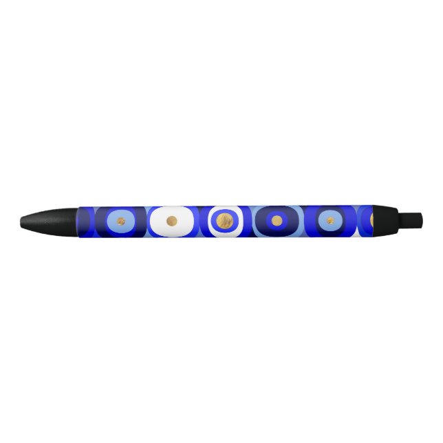 Greek Mati Mataki - Matiasma Evil Eye blues Pen (Front)