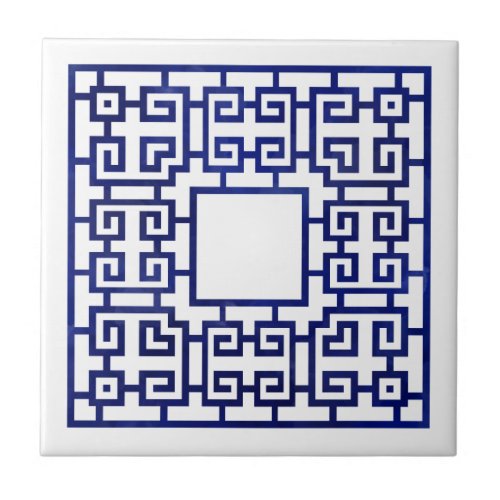 Greek Meander _ Greek Key Ceramic Tile