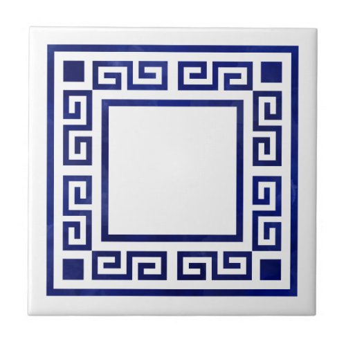 Greek Meander _ Greek Key Ceramic Tile