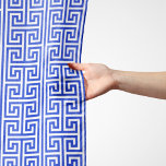 Greek Meander Key Square H Pattern Blue Scarf<br><div class="desc">Elegant,  stylish and sophisticated Greek pattern in blue and white color. Modern and trendy gift,  perfect for the Mediterranean lover in your life.</div>