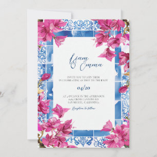 Greek mediterranean Invite Wedding Destination