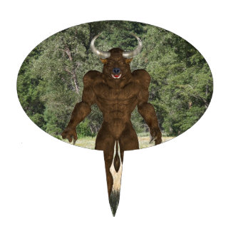 Greek Minotaur Cake Topper