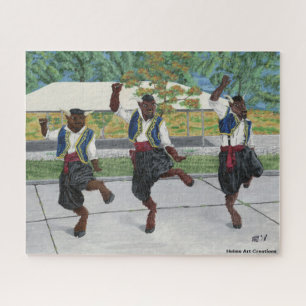 Greek Minotaurs Dancing Large Fantasy Art Puzzle