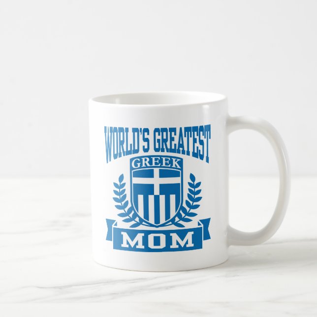 Greek Mom Coffee Mug (Right)