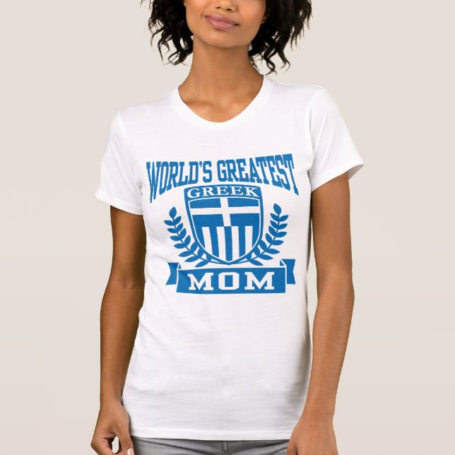 Greek Mom T-Shirt (Front)