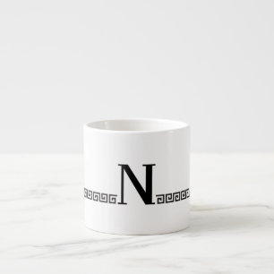 Greek Monogram Espresso Cup
