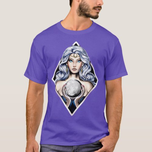 Greek Moon Goddess Nyx T_Shirt