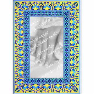 Greek Mosaic Photo Frame Sculpture