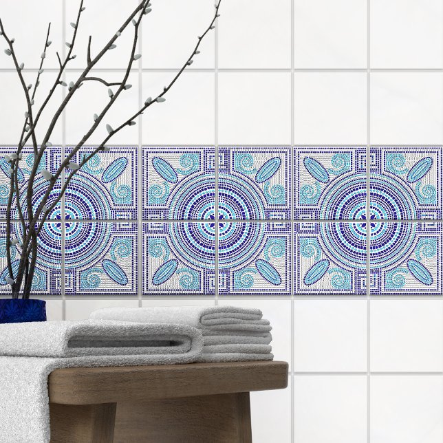 Greek Mosaic Tile Corner Ornament  (Creator Uploaded)