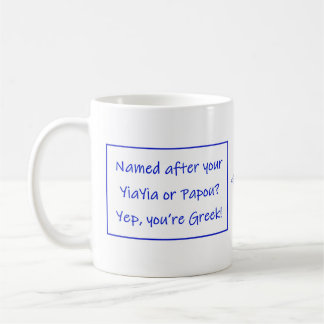 Greek Mug Saying About Your Name