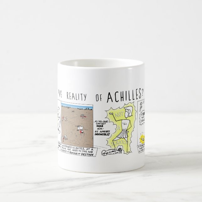 Greek Myth Comix Achilles pt 2 the reality Mug (Center)