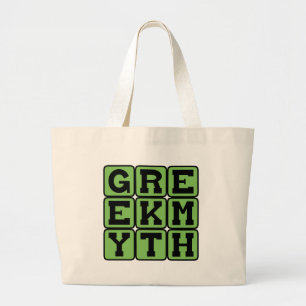 Greek Myth, Mythology of Ancient Greece Large Tote Bag