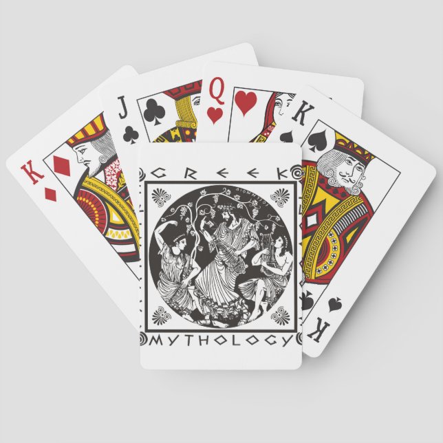Greek Mythology (black) Poker Cards (Back)