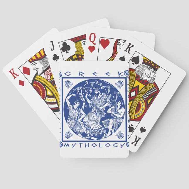 Greek Mythology - Blue Poker Cards (Back)