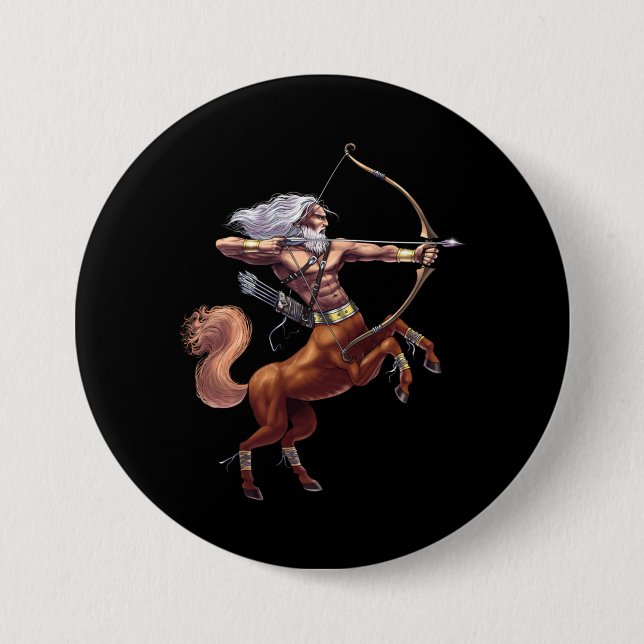 Greek Mythology Centaur Button (Front)