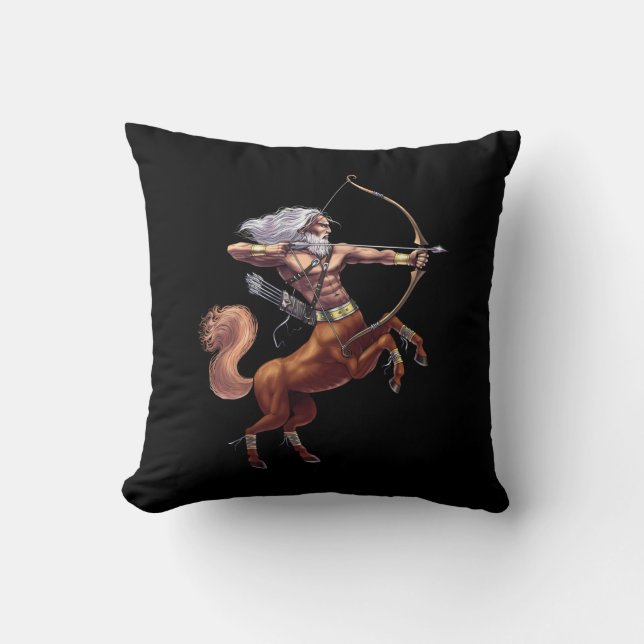Greek Mythology Centaur Throw Pillow (Front)