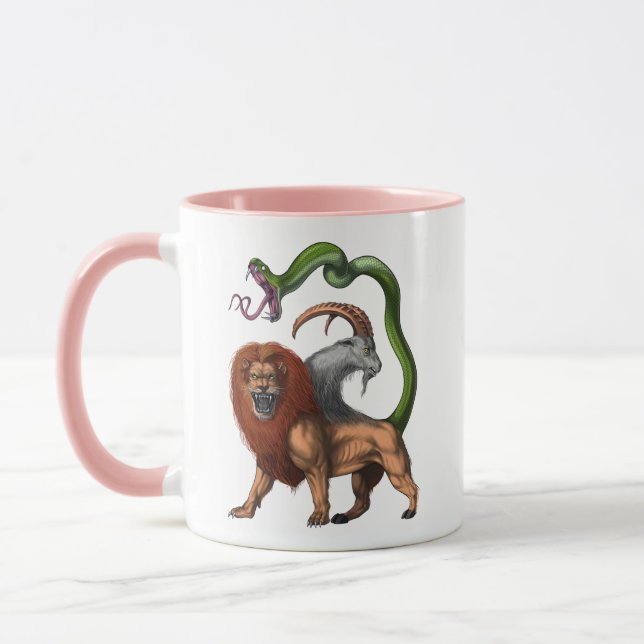 Greek Mythology Chimera Mug (Left)