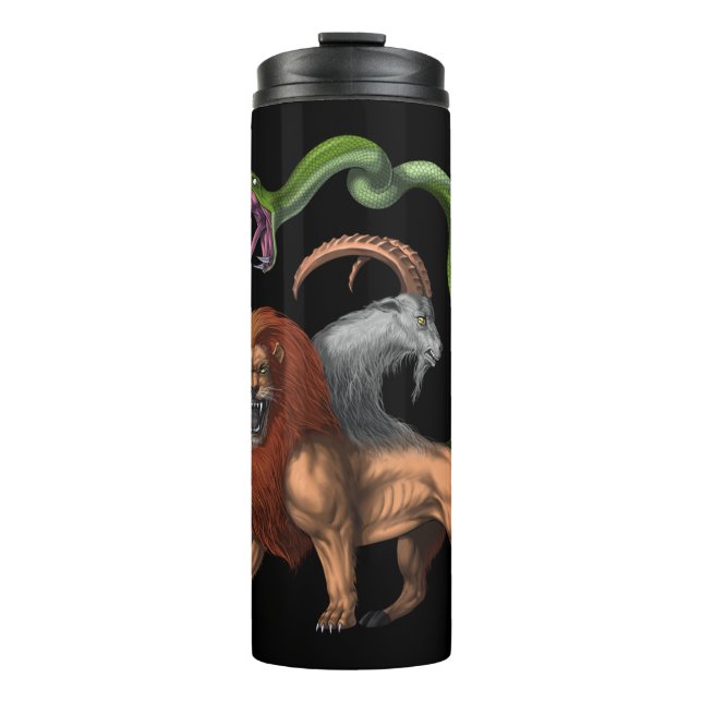 Greek Mythology Chimera Thermal Tumbler (Front)