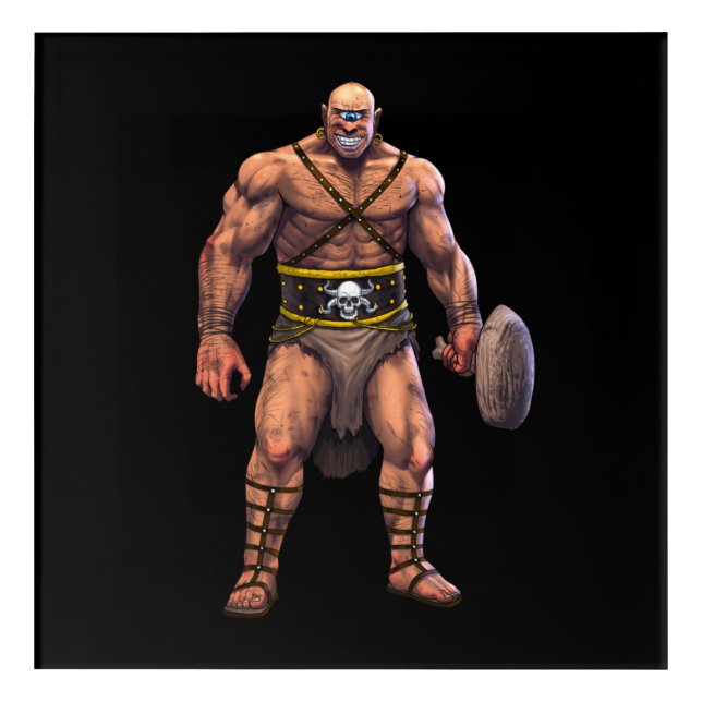 Greek Mythology Cyclops Acrylic Print (Front)