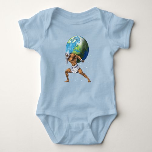 Greek Mythology God Atlas Baby Bodysuit