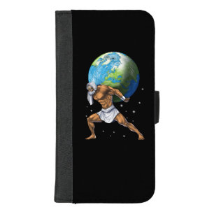Greek Mythology God Atlas iPhone 8/7 Plus Wallet Case