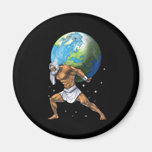 Greek Mythology God Atlas Magnet