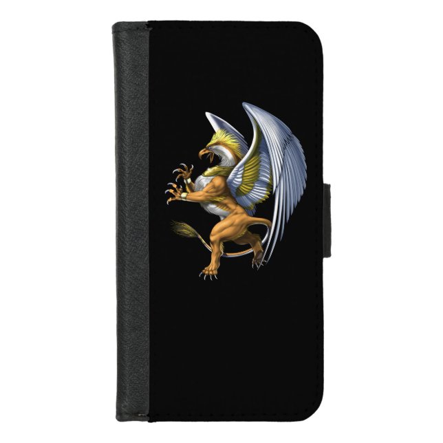 Greek Mythology Griffin iPhone Wallet Case (Front)