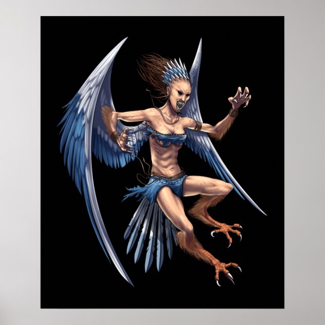 Greek Mythology Harpy Poster (Front)