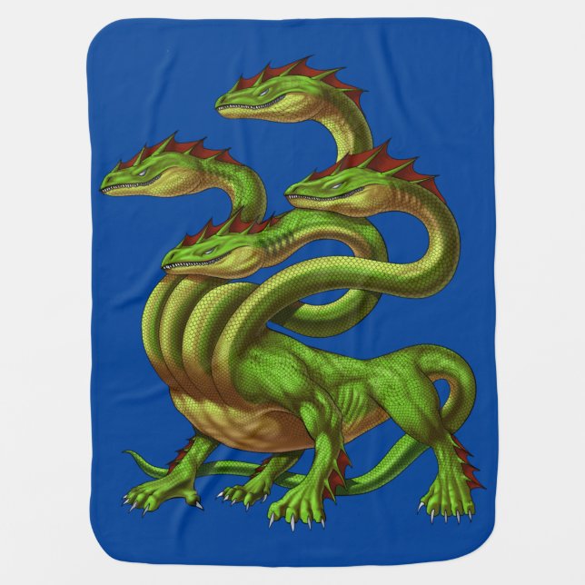 Greek Mythology Hydra Baby Blanket (Front)