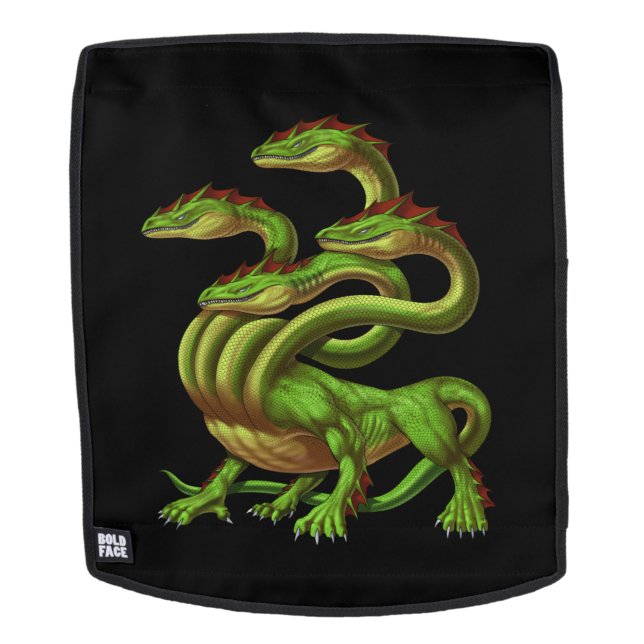 Greek Mythology Hydra Backpack (Removable Face)