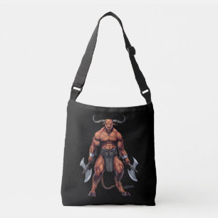 Greek Mythology Minotaur Crossbody Bag