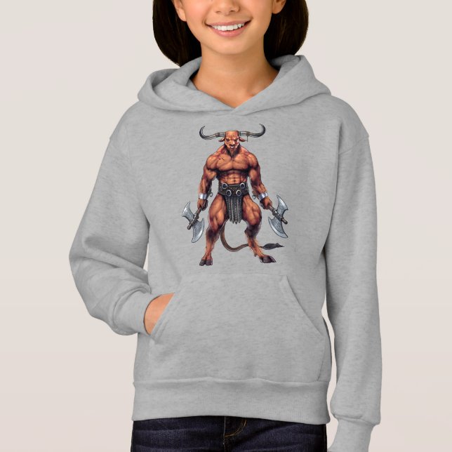 Greek Mythology Minotaur Hoodie (Front)