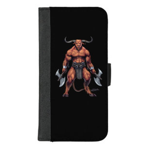 Greek Mythology Minotaur iPhone 8/7 Plus Wallet Case