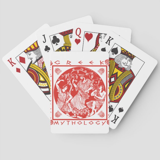 Greek Mythology - Red Poker Cards (Back)