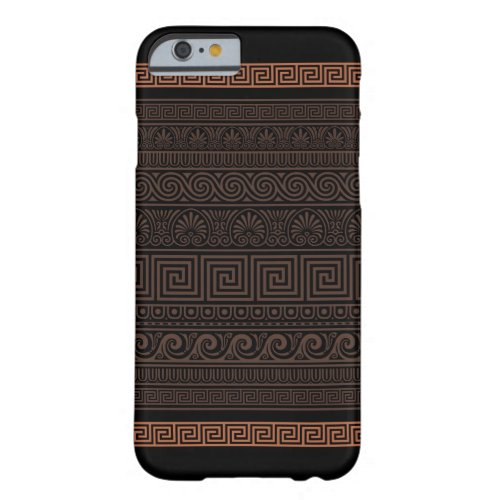 Greek Ornamental Pattern Barely There iPhone 6 Case