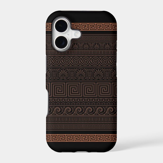 Greek Ornamental Pattern Iphone Case (Back)