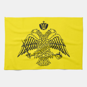Greek Orthodox Church flag Mount Athos religious Towel