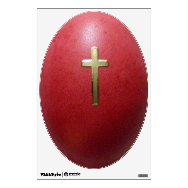 Greek Orthodox Easter Egg Wall Decal (Front)